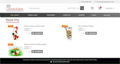 Desktop Screenshot of kwiatyupominki.net